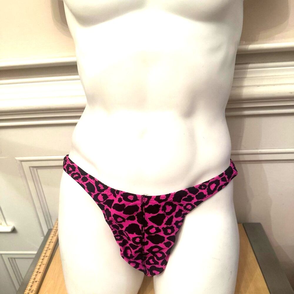 XL Men’s fuchsia Leopard Print Bikini 9642